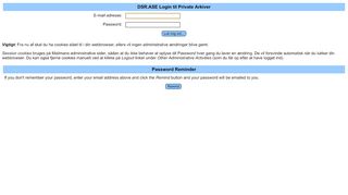 
                            12. DSR.ASE Login til Private Arkiver