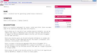 
                            6. dstat(1) — dstat — Debian unstable — Debian Manpages