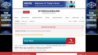 
                            11. DSTV Now app available on Samsung Smart TV | Page 2 | MyBroadband
