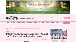 
                            11. DStv Zimbabwe payment options (August 2017) – USD cash, self ...