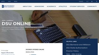 
                            5. DSU Online | Dickinson State University