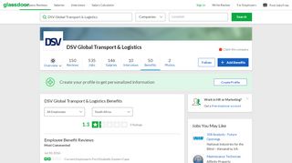 
                            6. DSV Global Transport & Logistics Employee Benefits and Perks ...