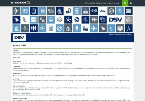 
                            9. DSV Jobs and Vacancies - Careers24