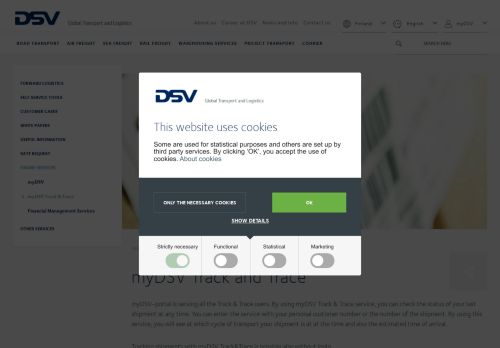 
                            2. DSV Track and Trace | DSV