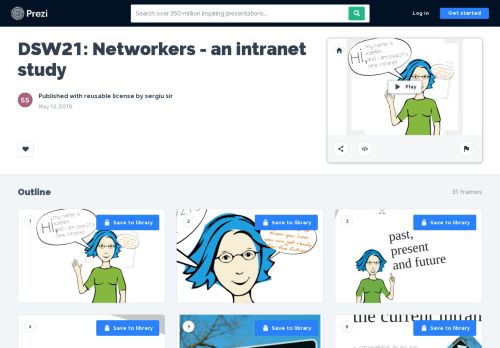
                            10. DSW21: Networkers - an intranet study by sergiu sir on Prezi