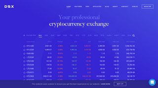 
                            8. DSX — Professional cryptocurrency exchange