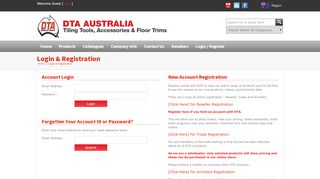 
                            7. DTA Australia | Login & Registration