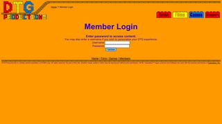 
                            11. DTG Productions - Member login