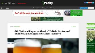 
                            9. dti: National Liquor Authority Walk-In Centre and online case ...