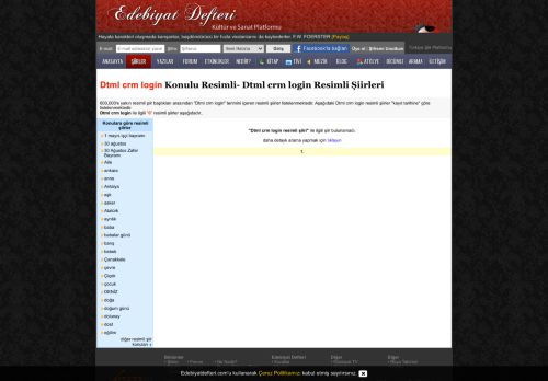
                            7. Dtml crm login resimli şiiri - Edebiyat Defteri
