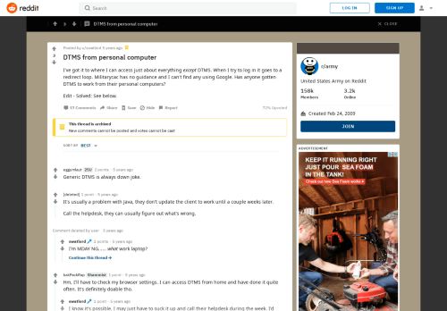
                            13. DTMS from personal computer : army - Reddit