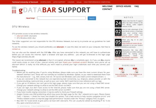 
                            2. DTU Wireless - The G-Bar homepage