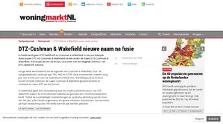 
                            5. DTZ-Cushman & Wakefield nieuwe naam na fusie - Vastgoedjournaal.nl