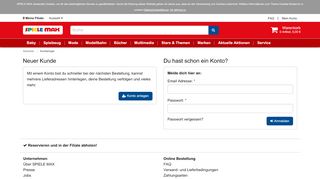 
                            1. Du hast schon ein Konto? - Spiele Max