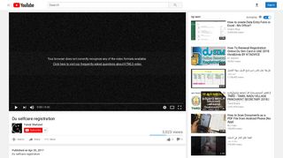 
                            3. Du selfcare registration - YouTube
