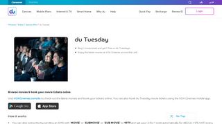 
                            11. du Tuesday - Buy a Movie Ticket and Get 1 Free | du