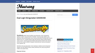 
                            12. Dual Login Mengunakan SANDBOXIE | Nuurang