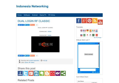 
                            13. DUAL LOGIN RF CLASSIC | Indonesia Networking