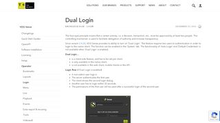 
                            2. Dual Login - VDG Security