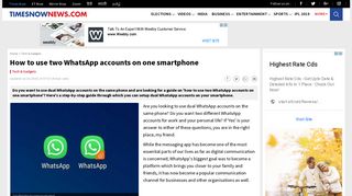 
                            8. Dual WhatsApp: How to use two WhatsApp accounts on one ...