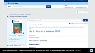 
                            11. Duale Reihe Radiologie - E-Book - Thieme Gruppe