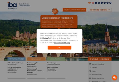 
                            9. Duales Studium - iba am Studienort Heidelberg - Unsere ...