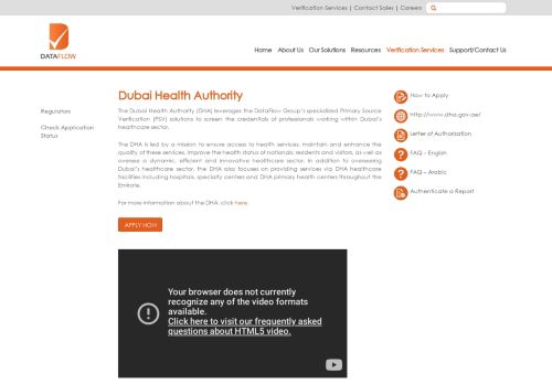 
                            4. Dubai Health Authority – Dataflow Group