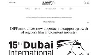 
                            3. Dubai International Film Festival | NEWS 2018