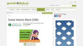 
                            9. Dubai Islamic Bank (DIB) Banks Dubai