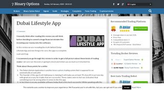 
                            9. • Dubai Lifestyle App Review - What Is It All About? A Scam? •