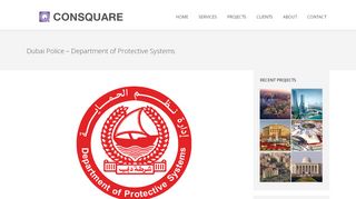 
                            4. Dubai Police – Department of Protective Systems – Consquare