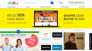 
                            6. Dubli: Deine führende globale Cash Back, Gutschein und Deals Seite