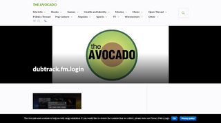 
                            13. dubtrack.fm.login – The Avocado