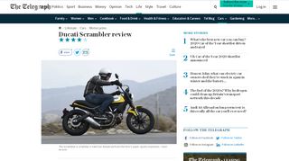 
                            12. Ducati Scrambler review - The Telegraph