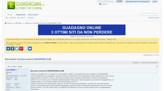 
                            8. Ducatus network SWISSMINE.CLUB - Forum per guadagnare soldi online