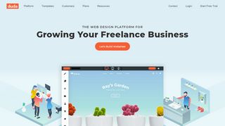 
                            2. Duda: Website Builder for Professionals