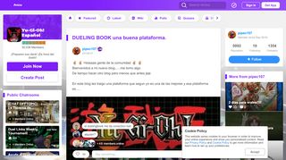 
                            6. DUELING BOOK una buena plataforma. | Yu-Gi-Oh! Español Amino