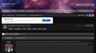 
                            9. DuelingBook Speculation Thread - Page 6 - Yu-Gi-Oh! General ...