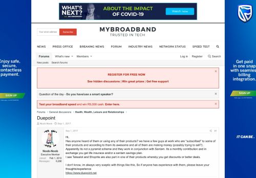 
                            11. Duepoint | MyBroadband