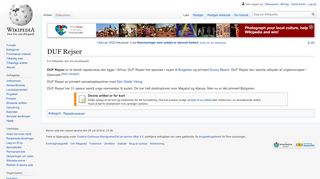 
                            10. DUF Rejser - Wikipedia, den frie encyklopædi