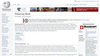 
                            12. Dukascopy Bank - Wikipedia
