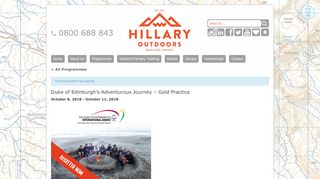 
                            12. Duke of Edinburgh's Adventurous Journey – Gold PracticeHillary ...