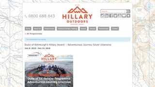 
                            11. Duke of Edinburgh's Hillary Award – Adventurous Journey Silver ...