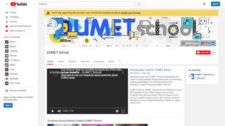 
                            5. DUMET School - YouTube