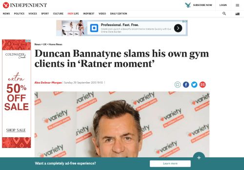 
                            10. Duncan Bannatyne slams his own gym clients in 'Ratner moment ...