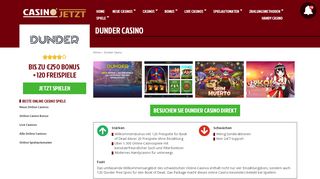 
                            13. Dunder Casino | 600€ Bonus + 200 Freispiele - Online Casino