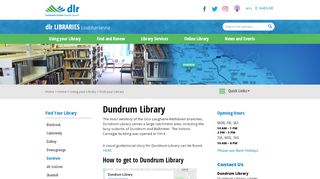 
                            4. Dundrum Library Opening Hours, Contact Details | dlr LIBRARIES