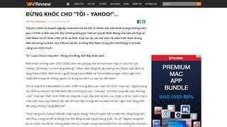 
                            13. Đừng khóc cho “tôi – Yahoo!”… - VnReview - Góc nhìn