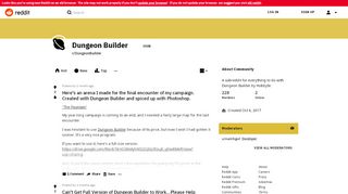 
                            6. Dungeon Builder - Reddit