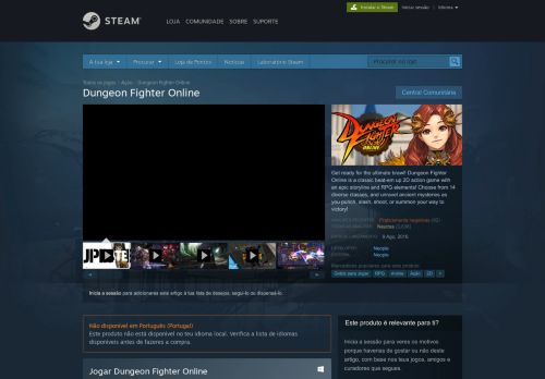 
                            11. Dungeon Fighter Online no Steam